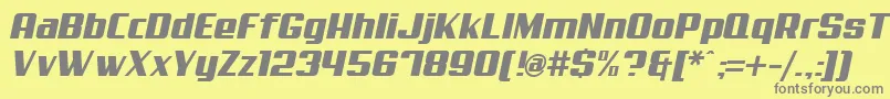 Saiba mais sobre a fonte Aero Fonte Aero – fontes cinzas em um fundo amarelo