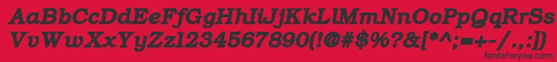 Подробнее о шрифте ErBukinistKoi8BoldItalic Шрифт ErBukinistKoi8BoldItalic – чёрные шрифты на красном фоне