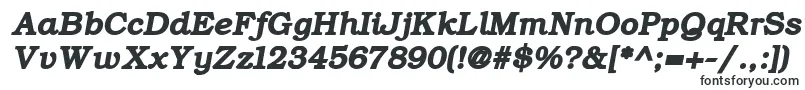 Шрифт ErBukinistKoi8BoldItalic – большие шрифты