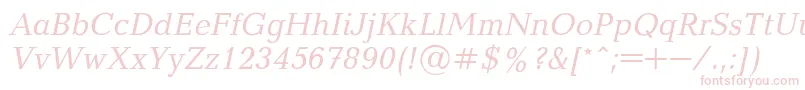 Baltica1 Font – Pink Fonts on White Background
