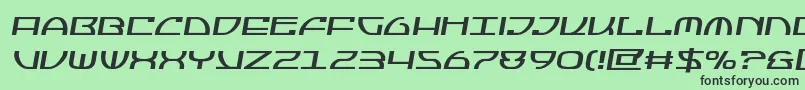 fuente Jumptroopssemital – Fuentes Negras Sobre Fondo Verde