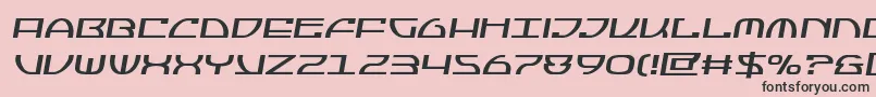 Jumptroopssemital Font – Black Fonts on Pink Background