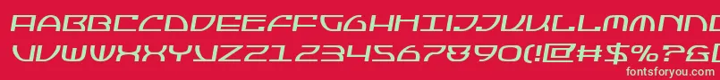 fuente Jumptroopssemital – Fuentes Verdes Sobre Fondo Rojo