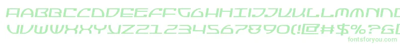 Jumptroopssemital Font – Green Fonts on White Background