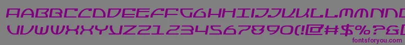 Jumptroopssemital Font – Purple Fonts on Gray Background