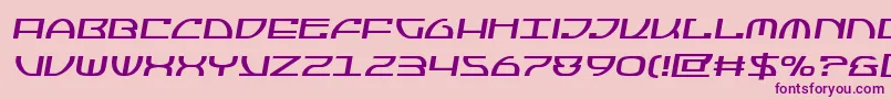 Jumptroopssemital Font – Purple Fonts on Pink Background