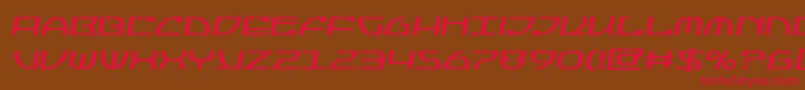 Шрифт Jumptroopssemital – красные шрифты на коричневом фоне