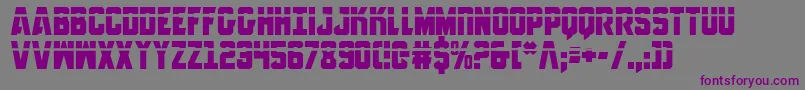 Police AnitllesLaser – polices violettes sur fond gris