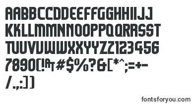 Komikazoom font – large Fonts