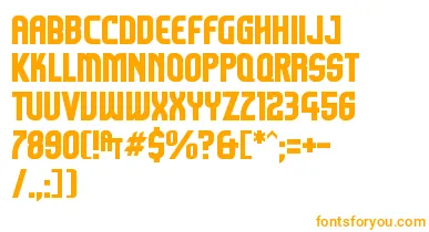 Komikazoom font – Orange Fonts On White Background