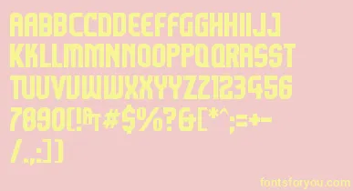 Komikazoom font – Yellow Fonts On Pink Background