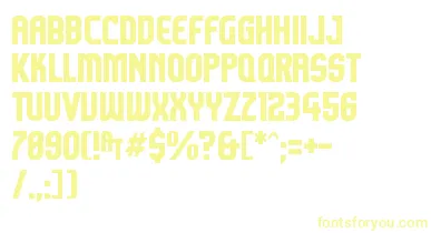 Komikazoom font – Yellow Fonts On White Background