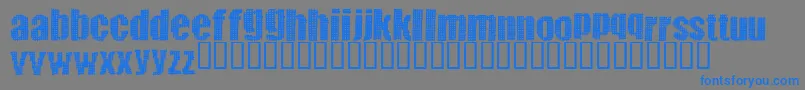 Greatvengeance Font – Blue Fonts on Gray Background