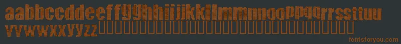 Greatvengeance Font – Brown Fonts on Black Background