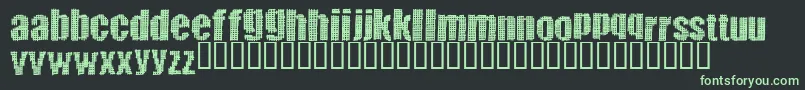 Greatvengeance Font – Green Fonts on Black Background