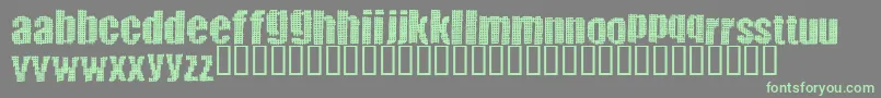 Greatvengeance Font – Green Fonts on Gray Background