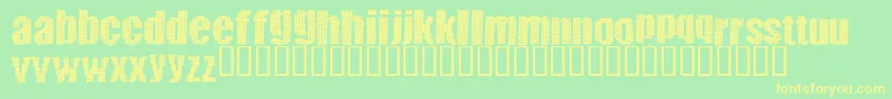 Greatvengeance Font – Yellow Fonts on Green Background