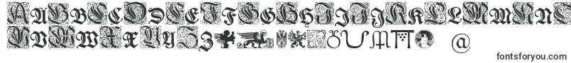 Wieynkfrakturinitialen-Schriftart – Schriften für VK