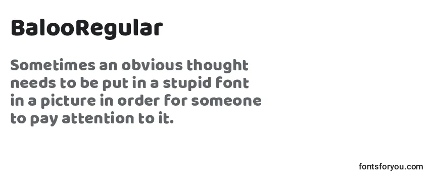 BalooRegular Font