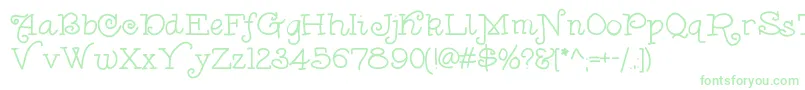 Anishoulder Font – Green Fonts