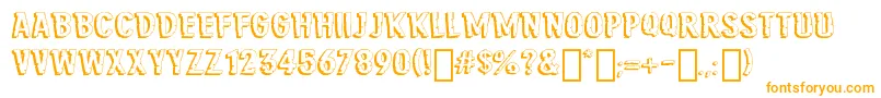 フォントJungleRoarRegular – オレンジのフォント