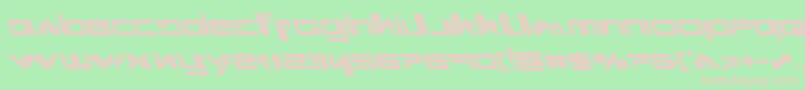 Xephyrleft Font – Pink Fonts on Green Background