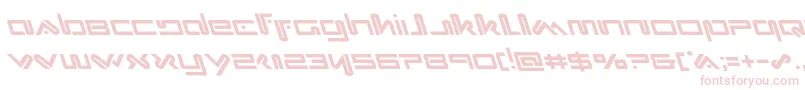 フォントXephyrleft – ピンクのフォント