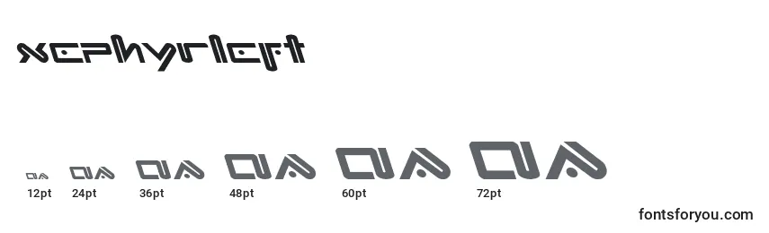 Xephyrleft Font Sizes