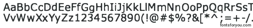 Шрифт XmasYearZero – шрифты с фиксированной шириной