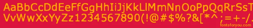 More about XmasYearZero Font XmasYearZero Font – Orange Fonts on Red Background