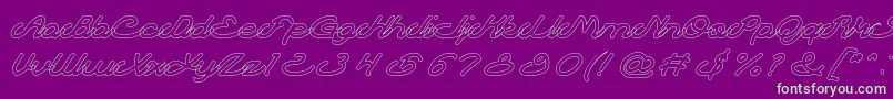 More about AutopilotHollow Font AutopilotHollow Font – Green Fonts on Purple Background