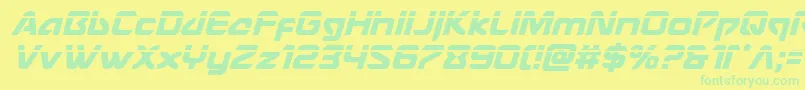Usangellaserital Font – Green Fonts on Yellow Background
