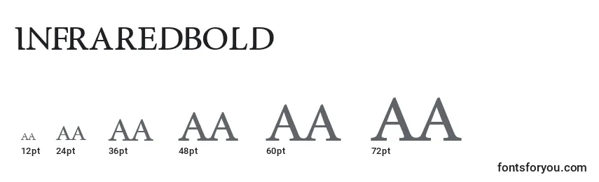 InfraredBold Font Sizes