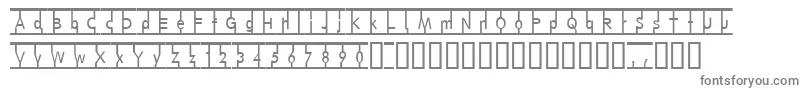 Шрифт SnagMag – серые шрифты на белом фоне