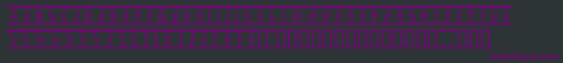 SnagMag Font – Purple Fonts on Black Background