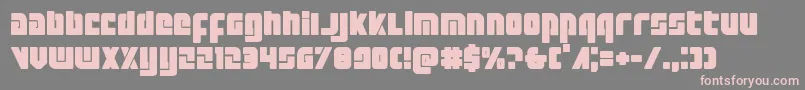 Exoplanet Font – Pink Fonts on Gray Background