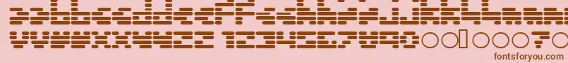 Invalid ffy Font – Brown Fonts on Pink Background