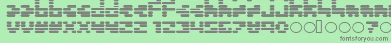 Invalid ffy Font – Gray Fonts on Green Background