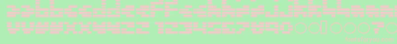 Invalid ffy Font – Pink Fonts on Green Background