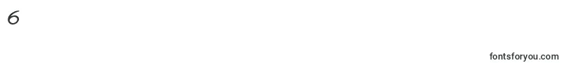 ElfringElitelight Font – Fonts for Digit 6
