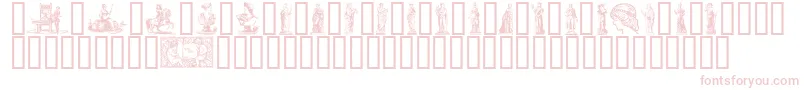 Oktober ffy Font – Pink Fonts on White Background
