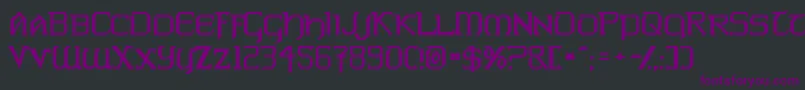 WarlordsNormal Font – Purple Fonts on Black Background