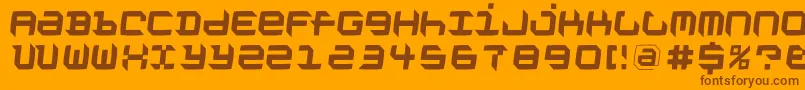 Weitere Informationen zur Vandoesburgbrokenfs-Schriftart Vandoesburgbrokenfs-Schriftart – Braune Schriften auf orangefarbenem Hintergrund