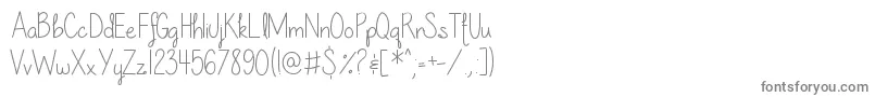 OurLilSecretForever Font – Gray Fonts