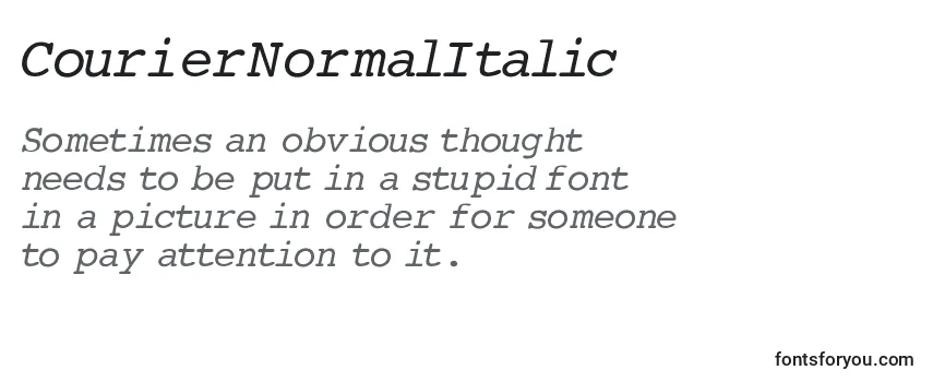 Police CourierNormalItalic