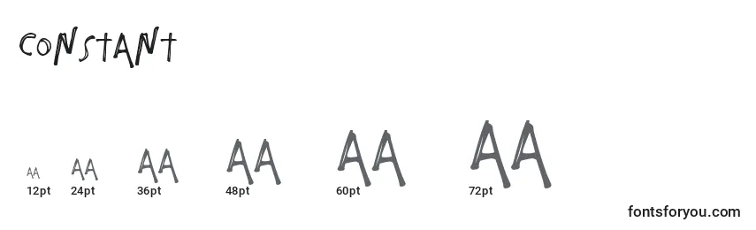 Constant Font Sizes