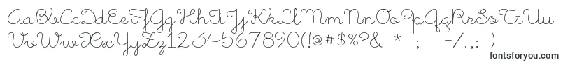 LittleDaysAlt-fontti – Kauniilla fonteilla tehdyt kyltit