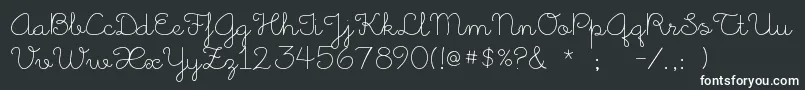 LittleDaysAlt Font – White Fonts