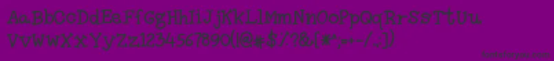 Amutham Font – Black Fonts on Purple Background