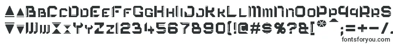 Шрифт Eurocorp – нечеткие шрифты